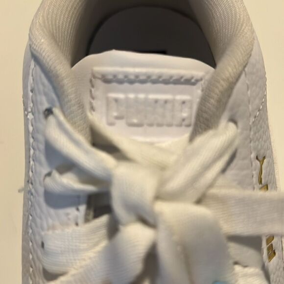Puma Cali Star White Leather Lace Up Sneakers Size 8 NIB - Picture 11 of 12